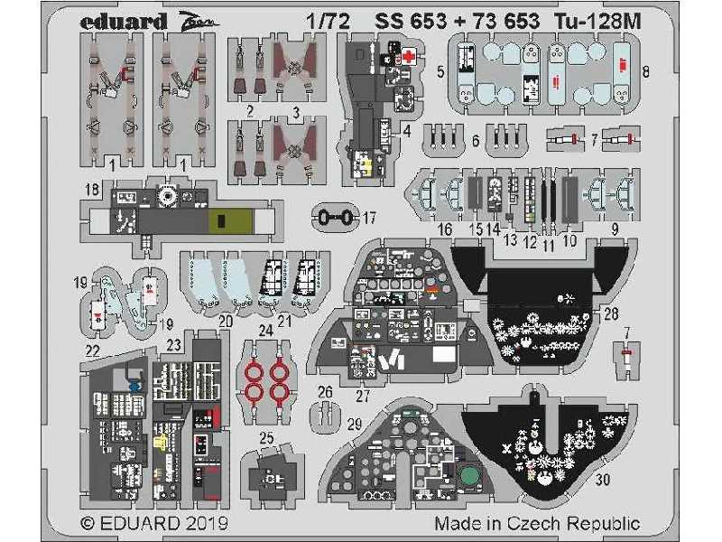 Tu-128M 1/72 - Trumpeter - zdjęcie 1 Tu-128M 1/72 - Trumpeter - zdjęcie 1