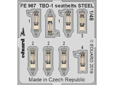 TBD-1 seatbelts STEEL 1/48 - zdjęcie 1