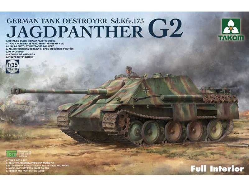 Jagdpanther G2 Sd.Kfz. 173 - pełne wnętrze - zdjęcie 1 Jagdpanther G2 Sd.Kfz. 173 - pełne wnętrze - zdjęcie 1