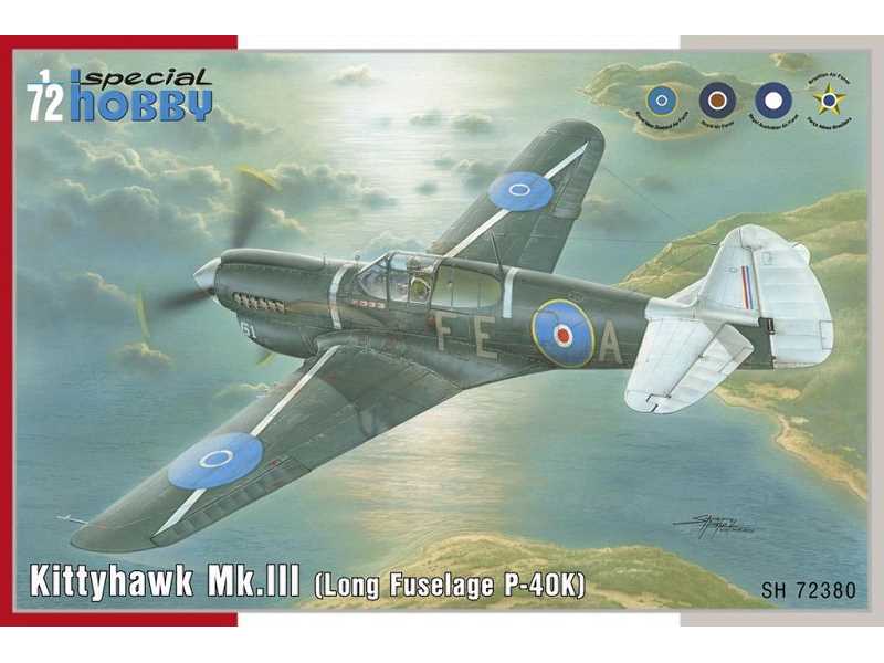 Kittyhawk Mk.III P-40K Long Fuselage - zdjęcie 1 Kittyhawk Mk.III P-40K Long Fuselage - zdjęcie 1