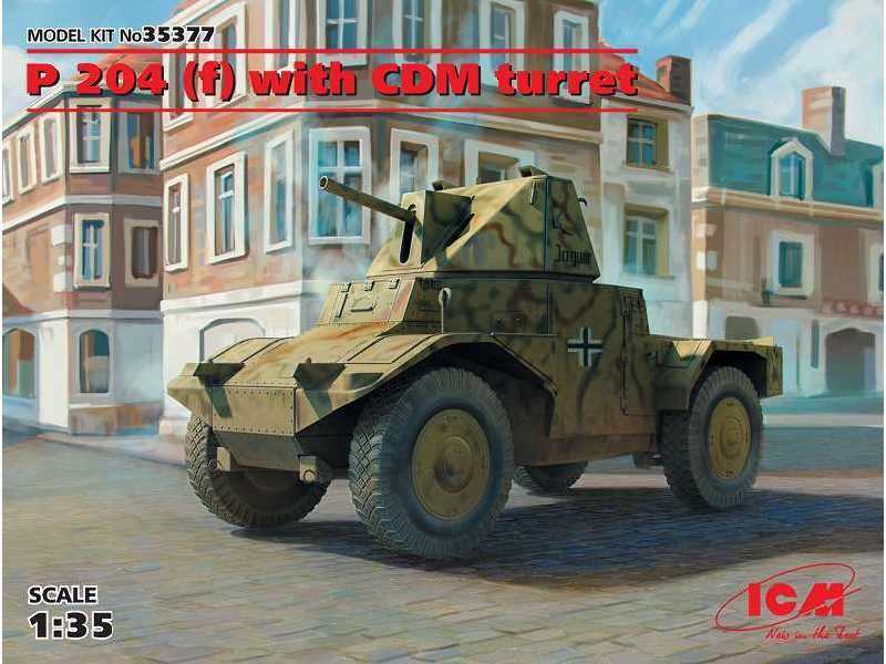 Panzerspahwagen P 204 (f) - samochód pancerny z wieżą CDM - zdjęcie 1 Panzerspahwagen P 204 (f) - samochód pancerny z wieżą CDM - zdjęcie 1