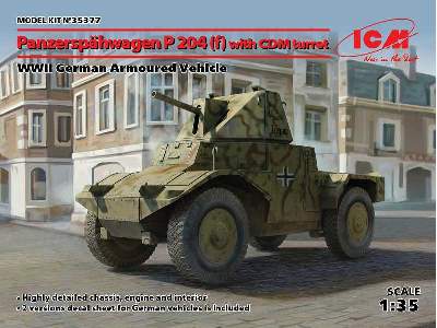 Panzerspahwagen P 204 (f) - samochód pancerny z wieżą CDM - zdjęcie 13