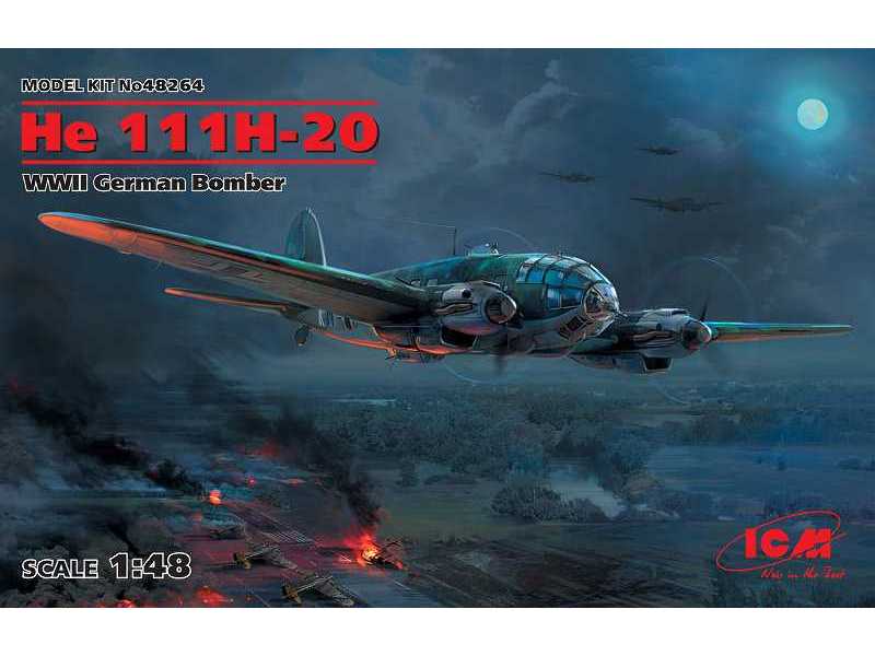 Heinkel He 111H-20 - niemiecki bombowiec II W.Ś. - zdjęcie 1 Heinkel He 111H-20 - niemiecki bombowiec II W.Ś. - zdjęcie 1