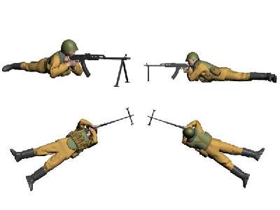 Figurki Sowieccy spadachroniarze - Afganistan - zdjęcie 2