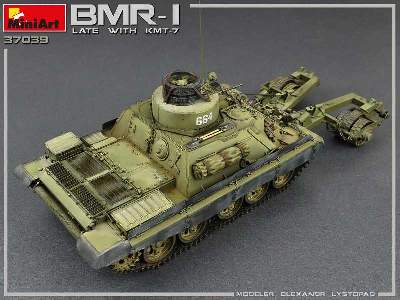 BMR-1 późny z trałem KMT-7 pojazd rozminowania pola walki - zdjęcie 38