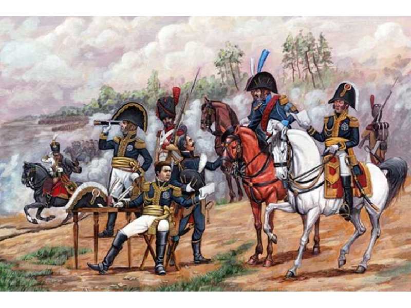 Figurki Francuski sztab Napoleoński 1805-1814 - zdjęcie 1 Figurki Francuski sztab Napoleoński 1805-1814 - zdjęcie 1
