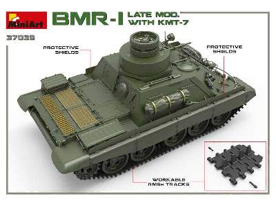 BMR-1 późny z trałem KMT-7 pojazd rozminowania pola walki - zdjęcie 54