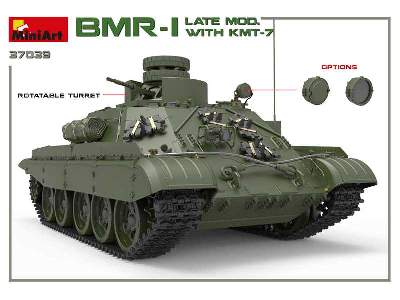 BMR-1 późny z trałem KMT-7 pojazd rozminowania pola walki - zdjęcie 55