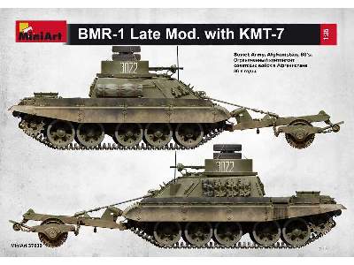 BMR-1 późny z trałem KMT-7 pojazd rozminowania pola walki - zdjęcie 57