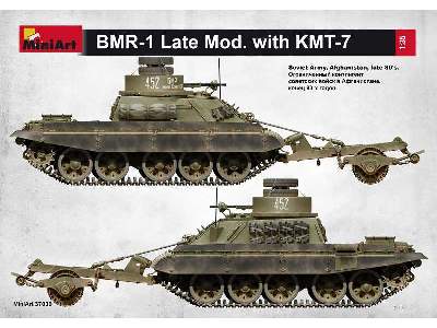 BMR-1 późny z trałem KMT-7 pojazd rozminowania pola walki - zdjęcie 58