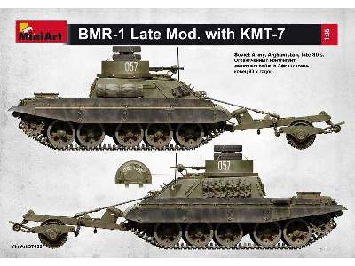 BMR-1 późny z trałem KMT-7 pojazd rozminowania pola walki - zdjęcie 59