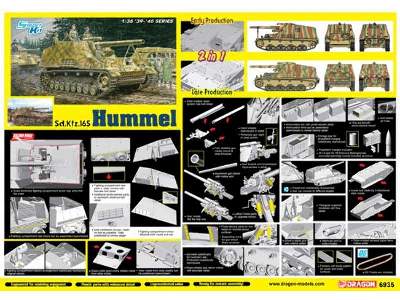 Sd.Kfz.165 Hummel produkcja wczesna / późna - 2 w 1 - zdjęcie 2