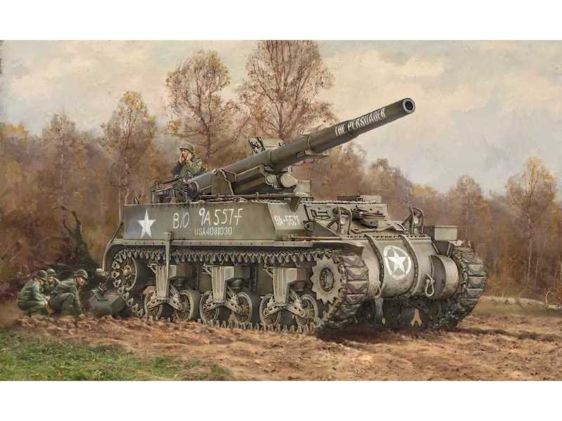 GMC M12 155mm King Kong - amerykańskie działo samobieżne - zdjęcie 1 GMC M12 155mm King Kong - amerykańskie działo samobieżne - zdjęcie 1