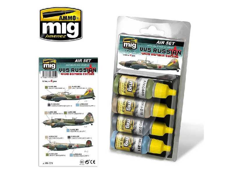 Vvs Russian WWii Bomber Colors Set - zdjęcie 1 Vvs Russian WWii Bomber Colors Set - zdjęcie 1