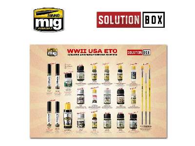 WW Ii American Eto Solution Box - zdjęcie 6