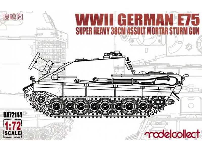 WWii German E-75 Super Heavy 38cm Assault Mortar Sturm Gun - zdjęcie 1 WWii German E-75 Super Heavy 38cm Assault Mortar Sturm Gun - zdjęcie 1