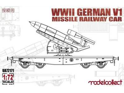 WWii German V1 Missile Railway Car - zdjęcie 1