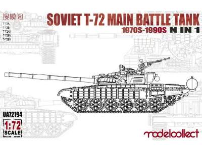 Soviet T-72 Main Battle Tank 1970s-1990s 5 In 1 - zdjęcie 1