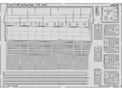P-40F landing flaps 1/32 - zdjęcie 1