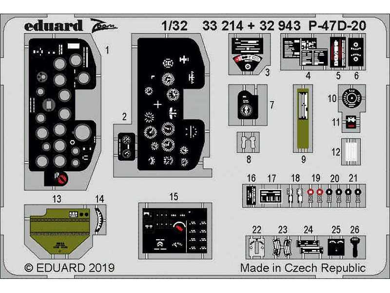 P-47D-20 interior 1/32 - zdjęcie 1