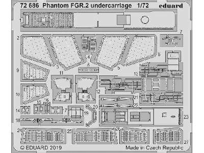 Phantom FGR.2 undercarriage 1/72 - zdjęcie 1