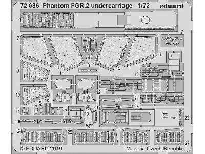 Phantom FGR.2 undercarriage 1/72 - zdjęcie 1