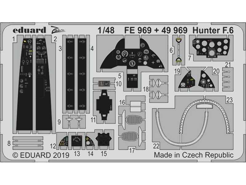 Hunter F.6 1/48 - zdjęcie 1 Hunter F.6 1/48 - zdjęcie 1