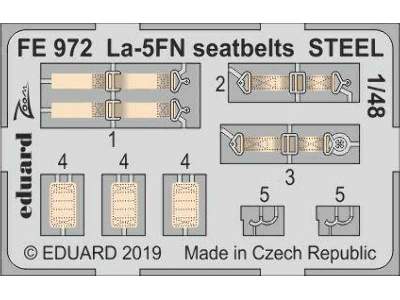 La-5FN seatbelts STEEL 1/48 - zdjęcie 1