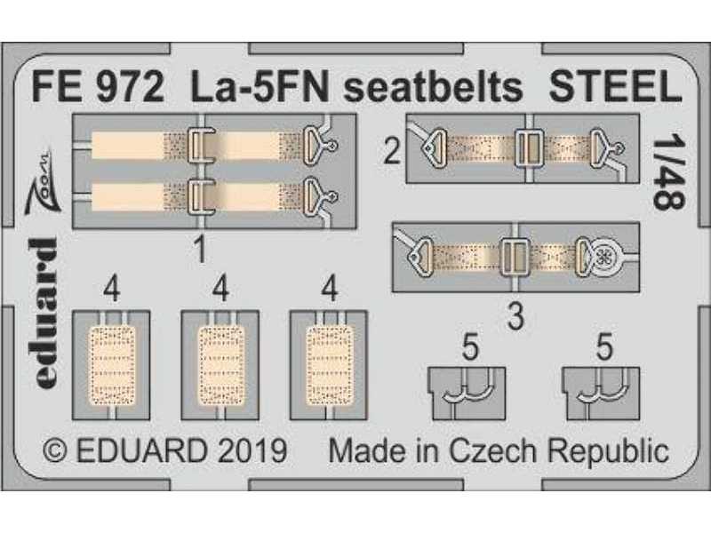 La-5FN seatbelts STEEL 1/48 - zdjęcie 1 La-5FN seatbelts STEEL 1/48 - zdjęcie 1
