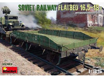 Sowiecka platforma kolejowa 16,5-18t - zdjęcie 1