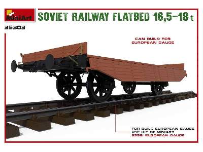 Sowiecka platforma kolejowa 16,5-18t - zdjęcie 2