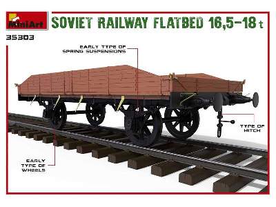 Sowiecka platforma kolejowa 16,5-18t - zdjęcie 13