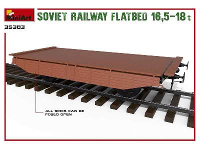 Sowiecka platforma kolejowa 16,5-18t - zdjęcie 15