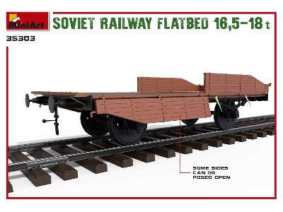 Sowiecka platforma kolejowa 16,5-18t - zdjęcie 16