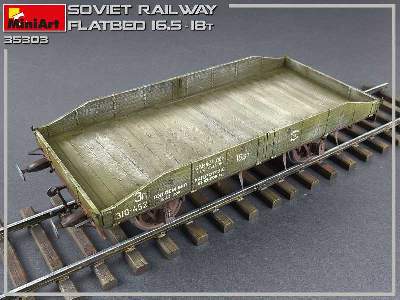 Sowiecka platforma kolejowa 16,5-18t - zdjęcie 21