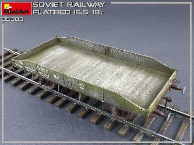 Sowiecka platforma kolejowa 16,5-18t - zdjęcie 22