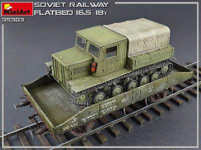 Sowiecka platforma kolejowa 16,5-18t - zdjęcie 31