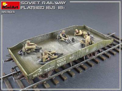 Sowiecka platforma kolejowa 16,5-18t - zdjęcie 34