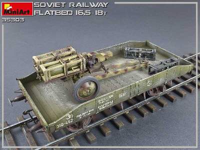 Sowiecka platforma kolejowa 16,5-18t - zdjęcie 35