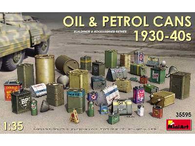 Pojemniki na olej i paliwo 1930-40 - zdjęcie 1