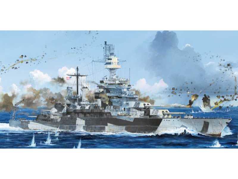 USS Colorado BB-45 1944 - pancernik amerykański - zdjęcie 1 USS Colorado BB-45 1944 - pancernik amerykański - zdjęcie 1