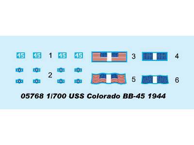 USS Colorado BB-45 1944 - pancernik amerykański  - zdjęcie 3