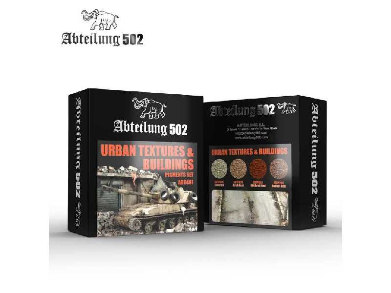 Abt401 Urban Textures & Buildings Pigments Set - zdjęcie 1 Abt401 Urban Textures & Buildings Pigments Set - zdjęcie 1