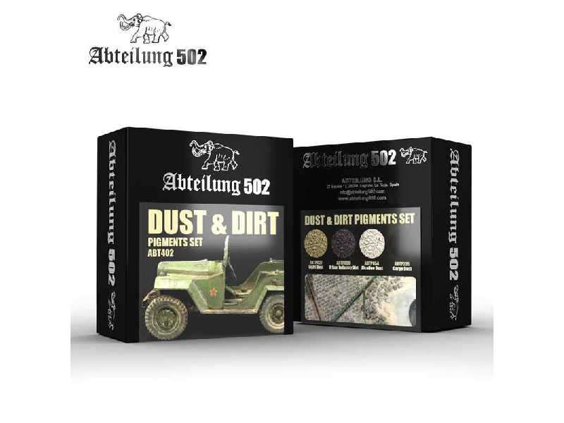 Abt402 Dust & Dirt Pigments Set - zdjęcie 1 Abt402 Dust & Dirt Pigments Set - zdjęcie 1
