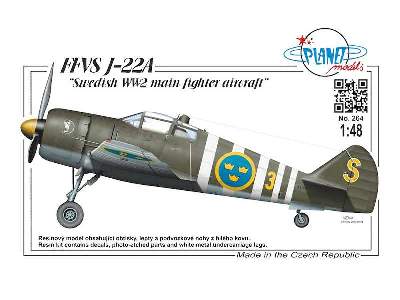 Ffvs J-22a Swedish WW2 Main Fighter Aircraft - zdjęcie 1