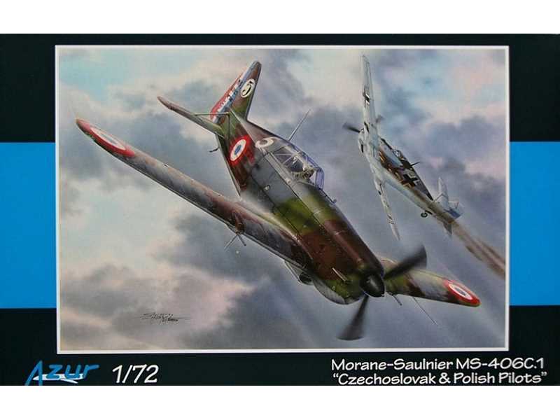 Morane Saulnier MS-406C.1 - polscy i czechosłowaccy piloci - zdjęcie 1 Morane Saulnier MS-406C.1 - polscy i czechosłowaccy piloci - zdjęcie 1