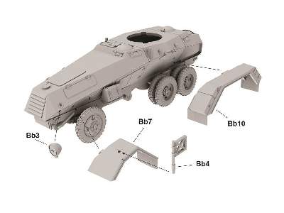 Niemiecki ciężki samochód pancerny Sd.Kfz. 231 6-Rad - zdjęcie 4