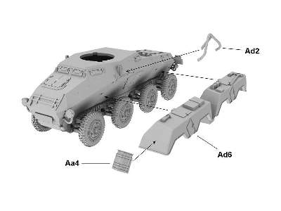 Niemiecki ciężki samochód pancerny Sd.Kfz. 231 8-Rad - zdjęcie 4