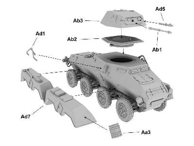 Niemiecki ciężki samochód pancerny Sd.Kfz. 231 8-Rad - zdjęcie 5