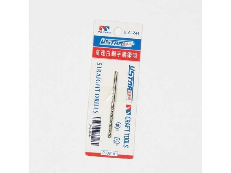 Wiertło 2,0 mm - zdjęcie 1 Wiertło 2,0 mm - zdjęcie 1